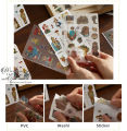 RHS Online 20 Sheets Vintage Estate Series Magazine Sticker Book Washi PVC Sticker Journal Diary DIY Crafts Retro Stickers Scrapbooking. 