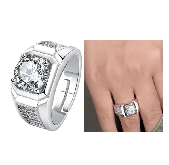 Kaira Store Stainless Adjustable Ring For Men - Silver Color | Fashion ...