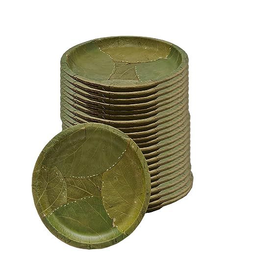 TMS Pack of 200 Eco-friendly Bio Degradable Disposable Dinner