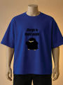 Allergic to st***d people Printed Graphic T-Shirt-white, blue, Maroon. 
