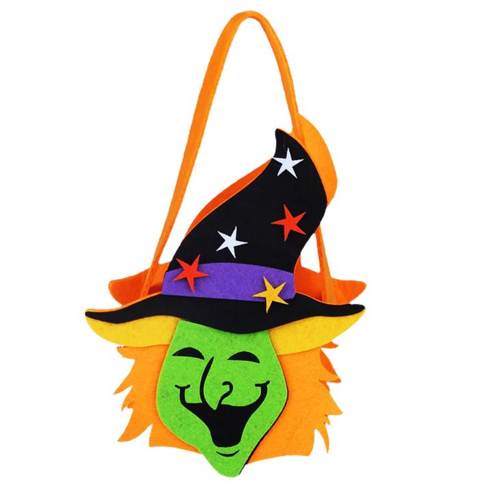 Trendiq Orange Pumpkin Candy Bags Spooky Halloween Pumpkin Candy Bag Perfect for Treats Tricks Get Yours Halloween Candy Bags