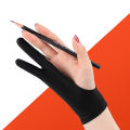 Anti-fouling Anti-Mistouch Anti abrasion and anti perspiration Two-Fingers Anti-touch Painting Glove For Drawing Tablet Glove Eatop. 