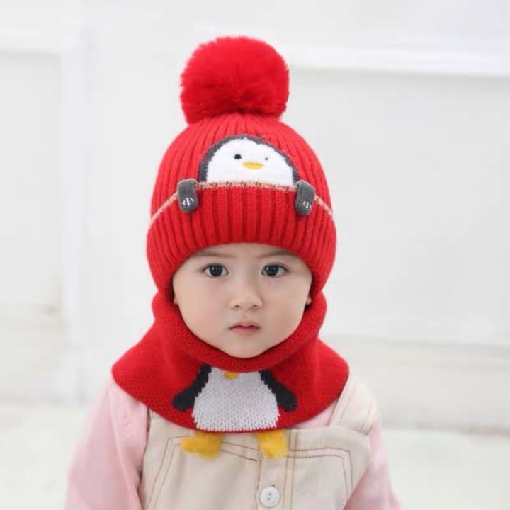 New%20Cartoon%20Penguin%20Kids%20Hat%20Scarf%20Set%20Thick%20Keep%20Warm%20Kids%20Earmuffs%20Cap%20with%20Earflaps%20Baby%20Ear%20Protection%20Hat%20Winter%20-%20Image%208