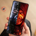 Kuying Fashion Samsung Galaxy S24 S21 Plus S22 Ultra 5G Lite Note 20 10 S20 FE S7 Bag Phone Case को लागि गेम Mortal Kombat. 