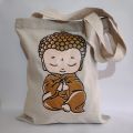 Tote Bag With Cute Buddha For Women | Bags | Tote Bags For Women | Bags For Women | Side Bags For Women. 