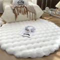 Round Carpets for Living Room Plush Floor Mat Soft Area Rugs Bedroom Bedside Fluffy Mat Rug Room Decor ,1X1M Durable. 