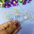 Star Design Hair Clip / Latest Design Hair Clip /juro Clip /  Pearl Design Hair Clip For Women - Set OF 3. 