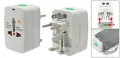 Universal Travel Ac Adaptor Surge Protector Charger Plug (Type G Electrical Outlet). 