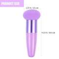 3pcs Makeup Pen Set Mini Sponges Small Mushroom Purple Women Beauty Tools Heart Shaped Puff Portable Wet Dry Pens Cosmetics. 