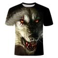 European and American cross-border T-shirts foreign trade specially for men's T-shirts 3D digital printing crew neck short sleeve manufacturers wholesale 3D T-shirts. 