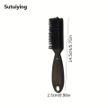 Sutuiying Professional Soft Boar Bristle Beard Brush Scissors Shaving Brush Profesional Comb Men Mustache Comb Kit With Gift Bag Beard Comb Set. 