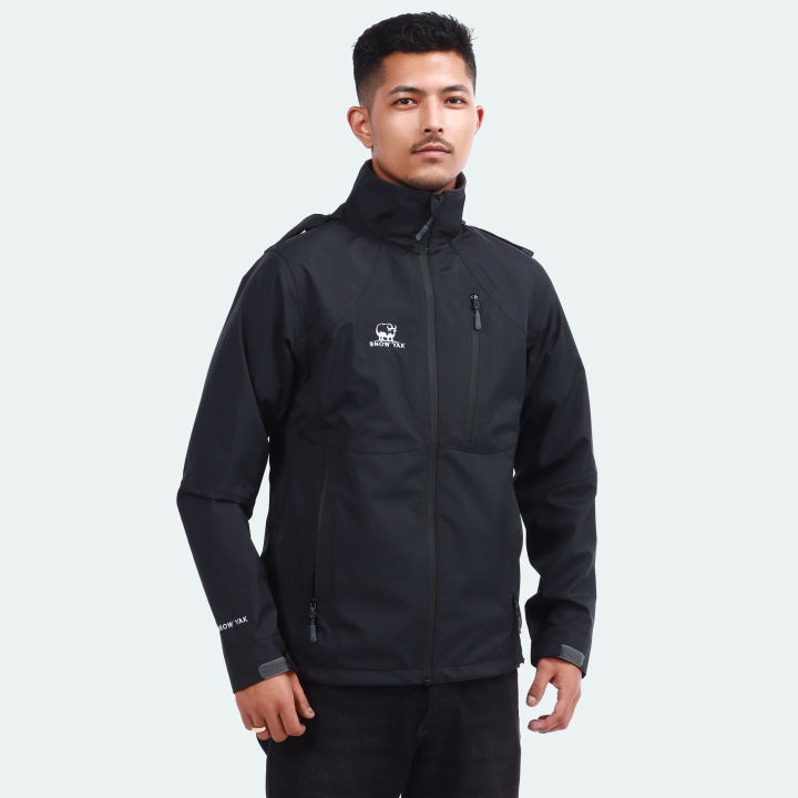 Snow%20Yak%20Black%20Color%20Full%20Sleeve%20Hard%20Shell%20Windproof%20&%20Water-Resistant%20Jacket%20For%20Men%20%7C%20Fashion%20%7C%20Jackets%20For%20Men%20-%20Image%203