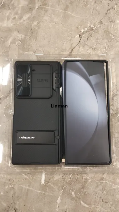 Linman%20Camshield%20Case%20for%20Samsung%20Galaxy%20Z%20Fold%206%20Snug%20Fit,%20Hinge%20Luxury%20Protection,%20Tactile%20Touch,%20Shockproof%20Protective%20Cover%20Black%20-%20Image%202