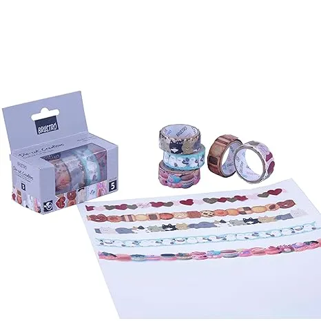 Brustro%20Die-Cut%20Creations%20Washi%20Tapes%20%7C%20Set%20of%205%20%7C%2015%20mm%20x%203%20mtrs%20-%20Image%205
