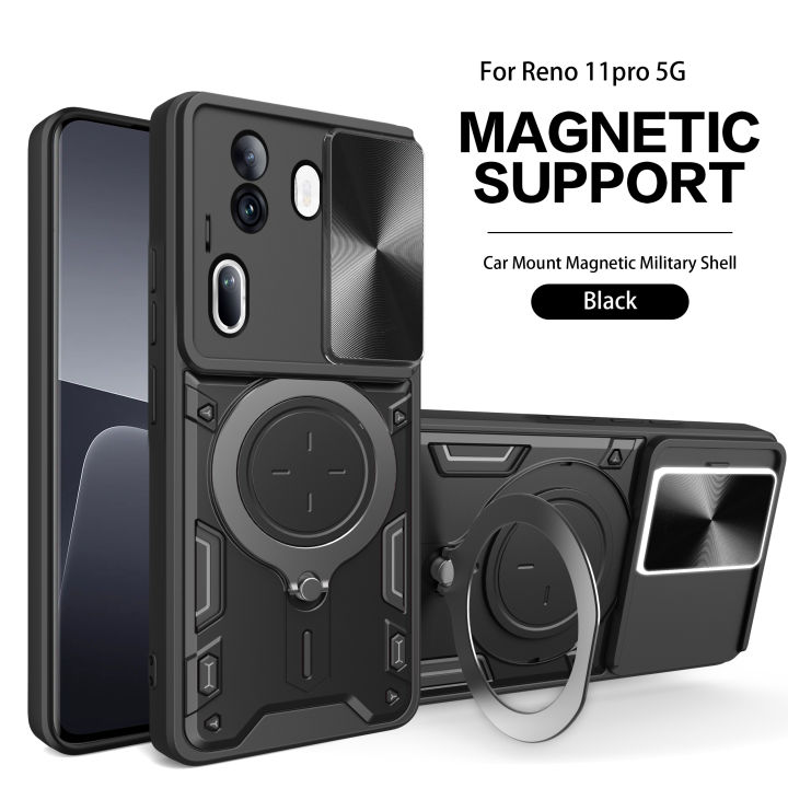 Lenuo%20Shockproof%20Armor%20Case%20For%20OPPO%20Reno%2011%20Pro%205G%20Phone%20Case%20Car%20Magnetic%20Ring%20Stand%20Holder%20Push%20Pull%20Camera%20Lens%20Protection%20Hard%20Back%20Cover%20-%20Image%206