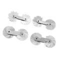 Portable Stainless Steel Radius Gauge External Internal Concave Convex Fillet Gauge Two Types Metric Gauge Set For Tool Makers. 