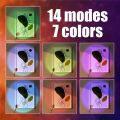 Beautiful LED USB Sunset Lamp Night Light Projector Birthday Party Decoration Portable Atmosphere Lights for Bedroom Living Room Wall Photography. 