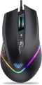 AULA F805 Wired Gaming Mouse with Side Buttons, 6400 DPI, RGB Backlit USB Computer Mice (Black). 