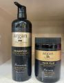 Argan Hair Nursing Organic Oil and Extract Silicone and Sulfate Free Shampoo 900ml & Hair Mask 100gm. 