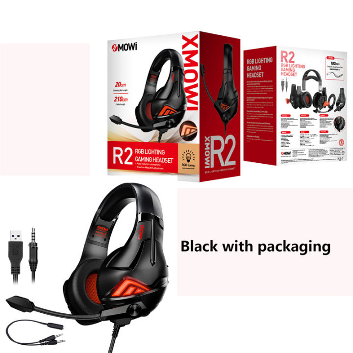 Plextone%20Xmowi%20R2%20Rgb%20Lighting%20Gaming%20Headset%20Omnidirectional%20Noise%20Reduction%20Microphone%20With%20Arm%20Adjustment%20-%20Image%208