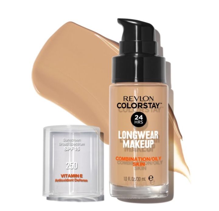 REVL0N%20ColorStay%20Makeup%20Foundation%20for%20Oily/Combination%20Skin%20SPF%2015%20-%20250%20Fresh%20Beige%20-%20Image%203