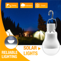 Solar Panel Powered Led Bulb Light Portable Outdoor Camping Tent Energy Lamp 15W. 