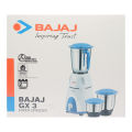 Bajaj GX 3 Mixer Grinder 3 Jar. 