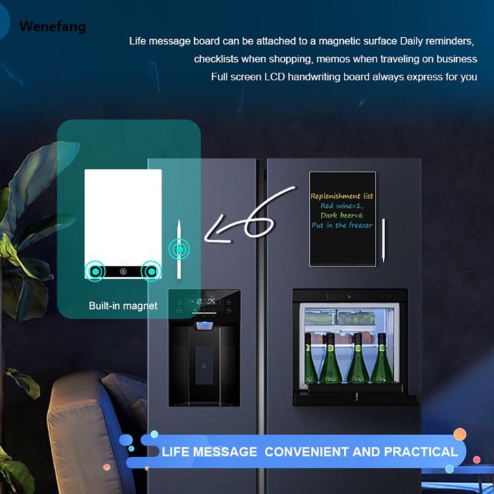 Wenefang%20Original%2011.5%20Inch%20Ultrathin%20Full%20Screen%20LCD%20Writing%20Tablet%20Built-in%20Magnets%20New%20Graphic%20Drawing%20Pad%20Message%20Board%20for%20Kids%20-%20Image%205