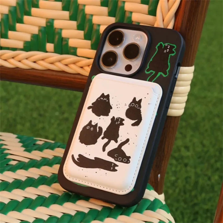 New%20Cute%20Black%20Cat%20Wallet%20Card%20Slot%20Holder%20Magnetic%20Phone%20Case%20Accessories%20Magnetic%20Card%20Holder%20Wallet%20With%20MagSafe%20Korea%20Accessorie%20-%20Image%202