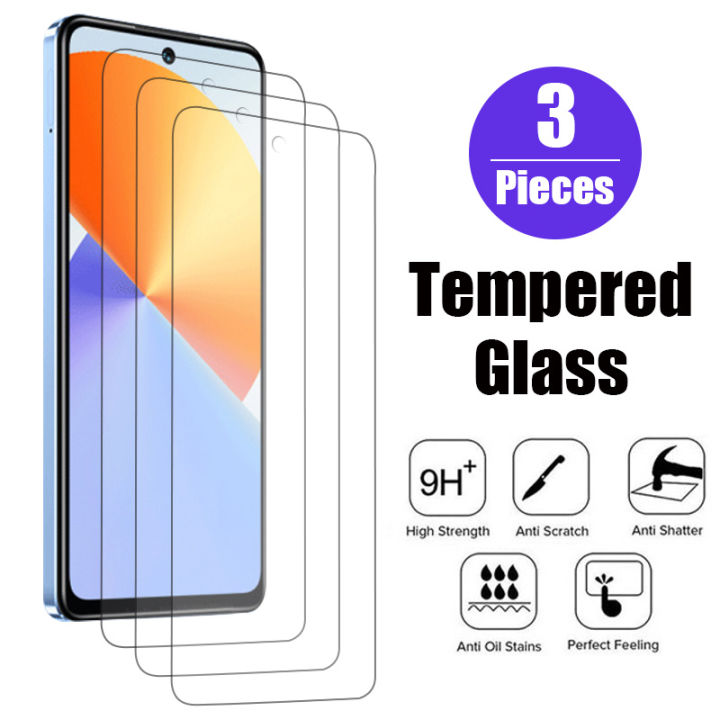 1-3Pcs Tempered Glass Screen Protector For Infinix Note 30 VIP 12 GT 10 Pro Protective Film For Hot 30i 30 20S 20i Zero 20 5G