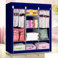 Folding Clothes Closet Wardrobe Daraz Storage Rack Organizer Cabinet Cupboard(Color May Vary). 