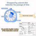 Visual Timer Rechargeable, 60 Minute Countdown Timer Clock for Kids, Silent Kitchen Timer Cooking Pomodoro Timer, Time Management Tool for Office, Meetings, Teaching. 