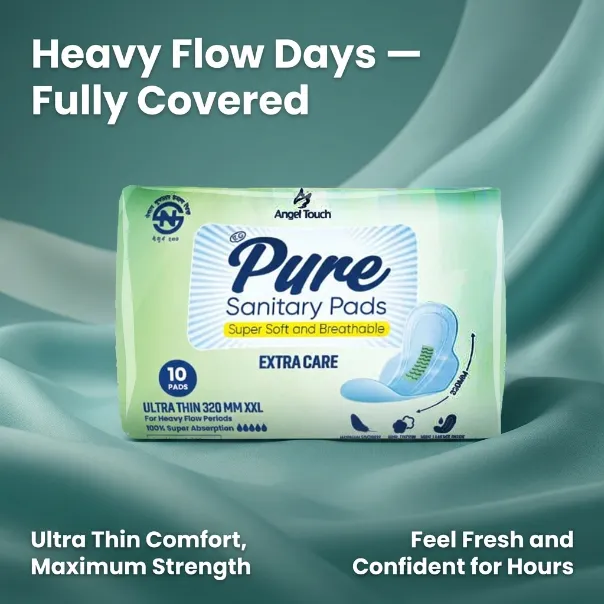 PURE%20Extra%20Care%20XXL%20320mm%20%E2%80%93%20Ultra%20Thin%20Heavy%20Flow%20Pads%20%7C%208%20Pads%20%7C%20Sanitary%20Pad%20%7C%20Sumitomo%20SAP%20%7C%20Leak%20Guard%20-%20Image%204