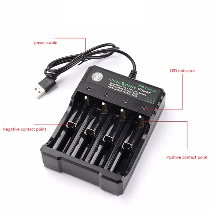 18650%20Lithium%20Battery%20Charger%204%20Slot%203.7V%20Smart%20USB%20Charging%20Stand%2014500%20Bright%20Flashlight%20Charger%20-%20Image%203