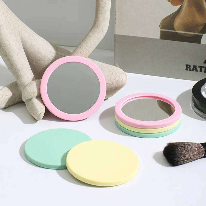 1pc%20Round%20Makeup%20Portable%20Silicone%20Student%20Dormitory%20Desktop%20Small%20Gift%20Mini%20Handheld%20Pocket%20Mirror%20Home%20Decor%20-%20Image%206