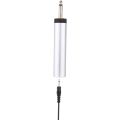 Mini portable wired electret microphone for musical instruments. 