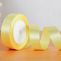 Certiou Single-sided Gift Ribbon 25 Yards Satin Craft Ribbon Bright Color Gift Wrapping Ribbon for Bouquets Hair Ties Greeting Cards Wedding. 