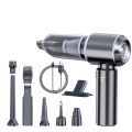 Portable High Power Car Vacuum Cleaner 4-in- 120W Wireless Vacuum Cleaner Powerful Suction Brushless Motor Portable Handheld Vacuum Car Cleaning. 