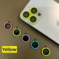 Luminous Camera Lens Protector For iPhone 15 Pro Max 15 Plus Ceramic Lens Ring Case Glass for iPhone 13 Pro Max 14 Pro Max Film. 