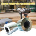 Copper Pipe Pipeline Cleaning Brush All-Metal HVAC Duct Cleaning Brush Drill Easy Install Easy to Use 1/2inch. 