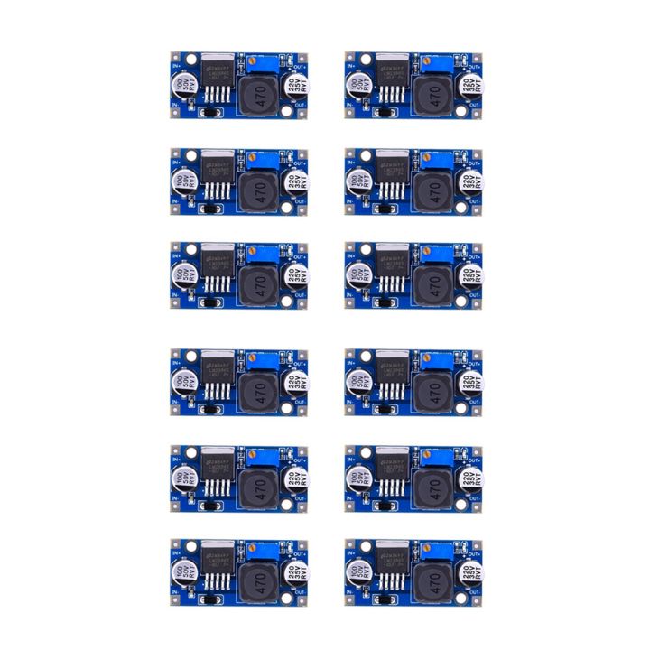 12 Pack LM2596 DC to DC Buck Converter 3.0-40V to 1.5-35V Power Supply Module (6 Pack)