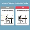 Creative Rotating Computer Arm Rest Pad Attachable Ergonomic Keyboard Armrest Extender Adjustable Desktop Wrist Rest Support for Home&Office. 