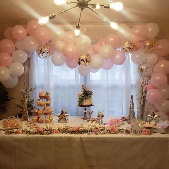 Pink%20Theme%20Balloon%20Backdrop%20set%20with%20White%20&%20Golden%20Balloons%20-%20Image%205