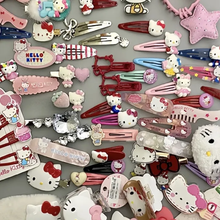 6/12/19/21Pcs%20Kawaii%20Hairpin%20Cartoon%20Student%20Hair%20Clip%20Children's%20Hair%20Accessories%20Gift%20For%20Girls%20Cute%20Barrette%20-%20Image%203