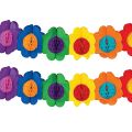 OYPFXMI 2X Paper Garland Decorations, Mexican Banner Hibiscus Garland Flower Banner Tropical Paper Flowers. 