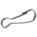 100 Pcs Durable 304 Stainless Steel Spring Hooks 1 Inch 25mm Metal Snap Clip Hooks Lanyard Rust-Proof Small Spring Clips ID Card. 