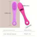 New Silicone Nose Cleaning Brush Soft Bristle Facial Cleansing Brush With Finger Glove For Blackhead Removal. 