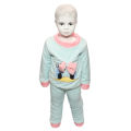 Sky Blue Velvet Stylish Design Blanket Dress Set For Boy. 