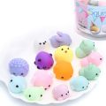 24PCS Mini Kawaii Squishies Mochi Stress Reliever Anxiety Toys Squishy Toy Party Favors for Kids Basket Fillers with Storage Box. 