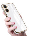 Vantime Case for vivo Y18 / Y18s / Y28s 4G 5GSoft Electroplated Glossy Back Ultra Thin Back Cover. 